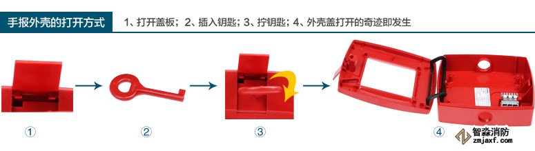 J-SJ-P-M/MT820手報外殼的打開方式